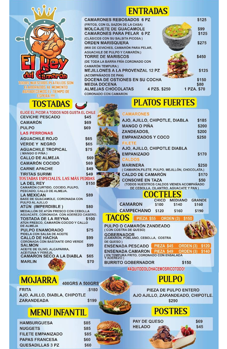 Parque La Huerta Menu - Image 1
