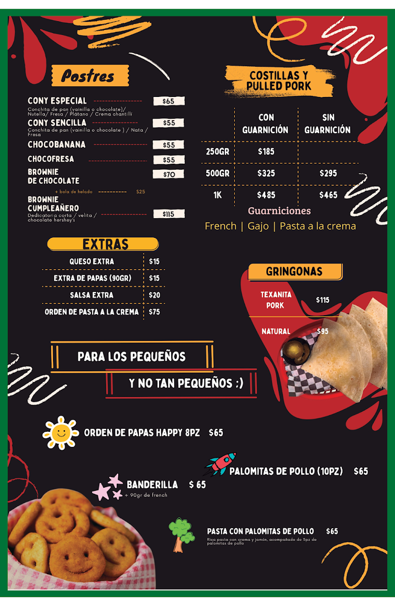 Parque La Huerta Menu - Image 2